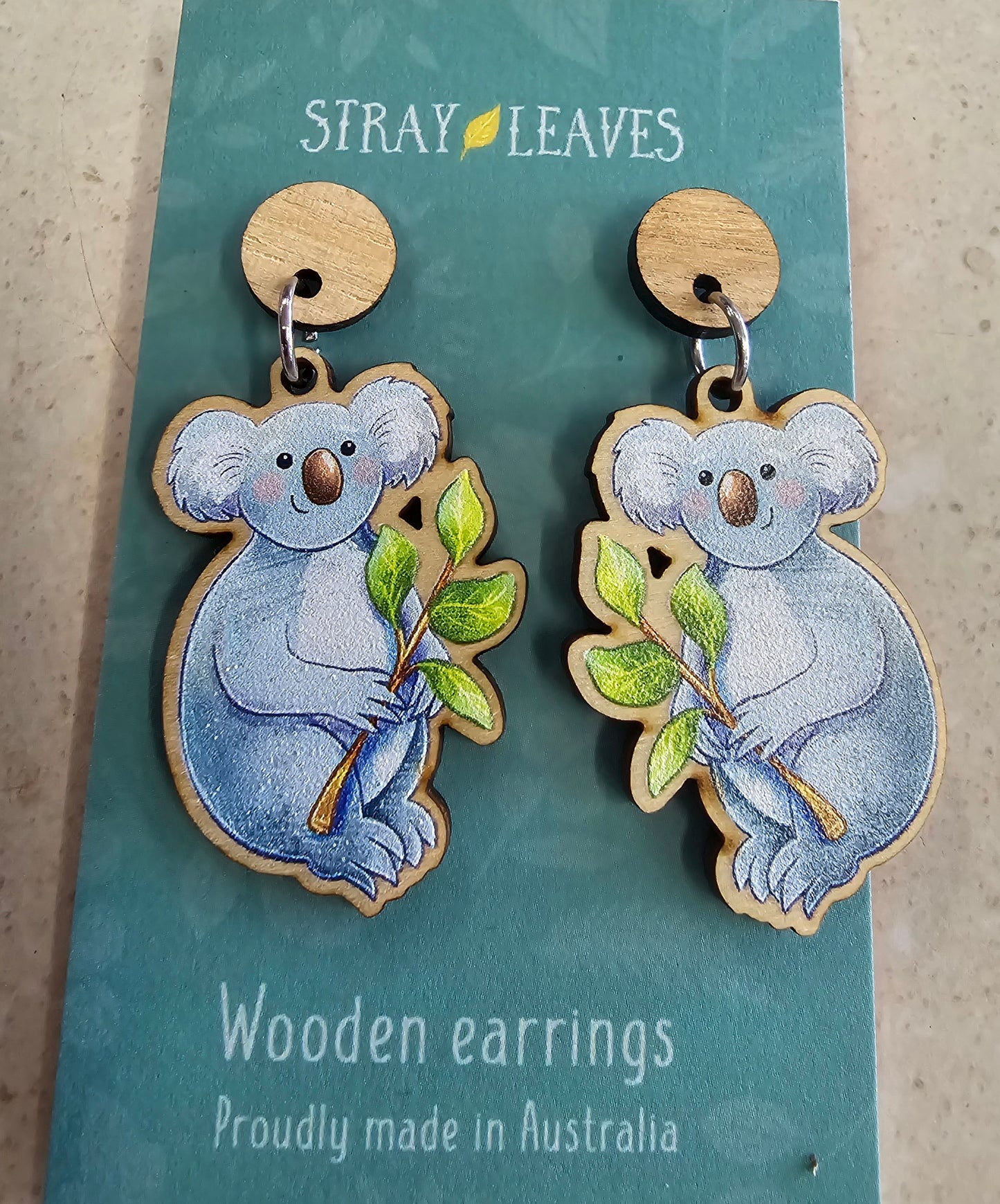 Koala earings