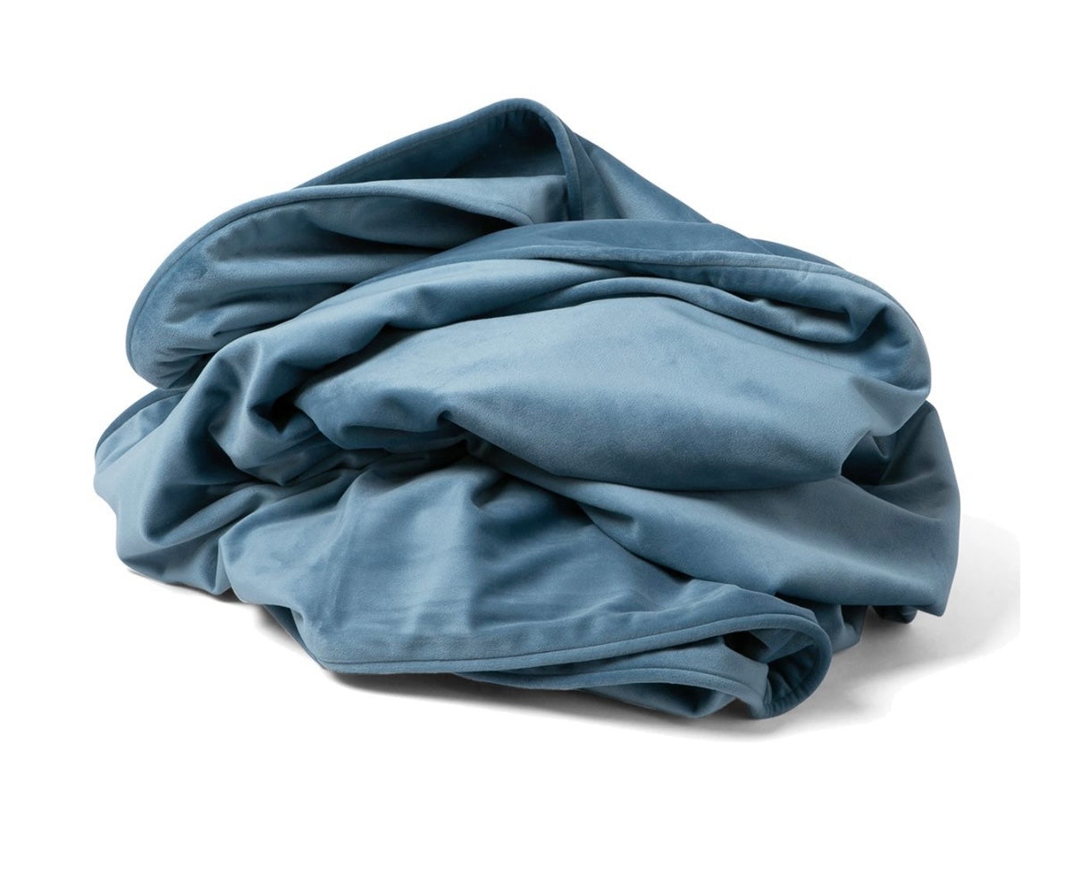 Carla Luxury Throw- Sky Blue