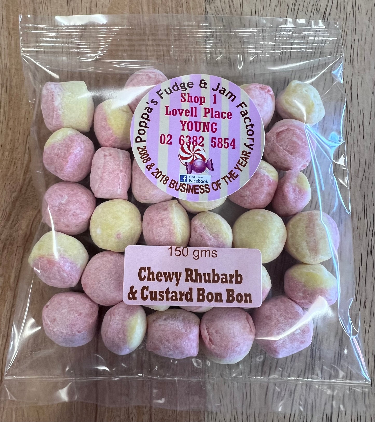 Rhubarb & Custard Bon Bons