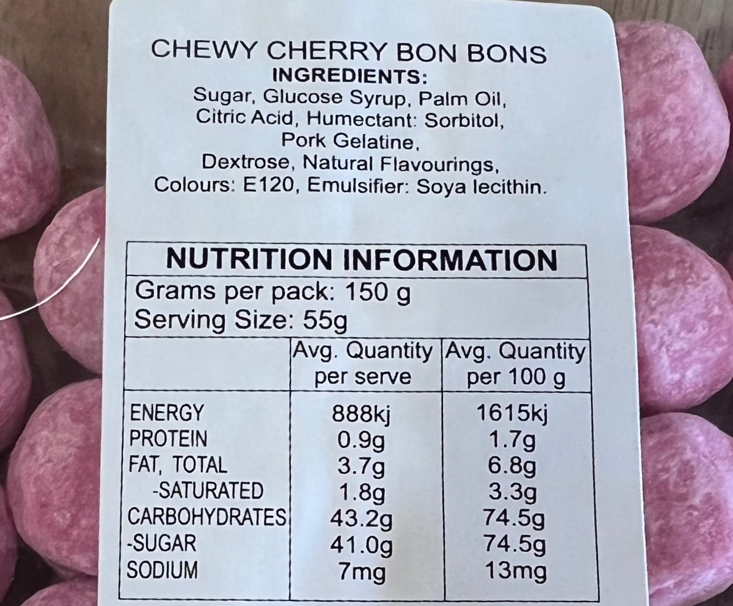 Cherry Bon Bons
