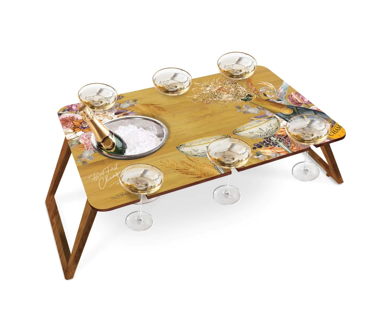 First Champagne Large Picnic Table