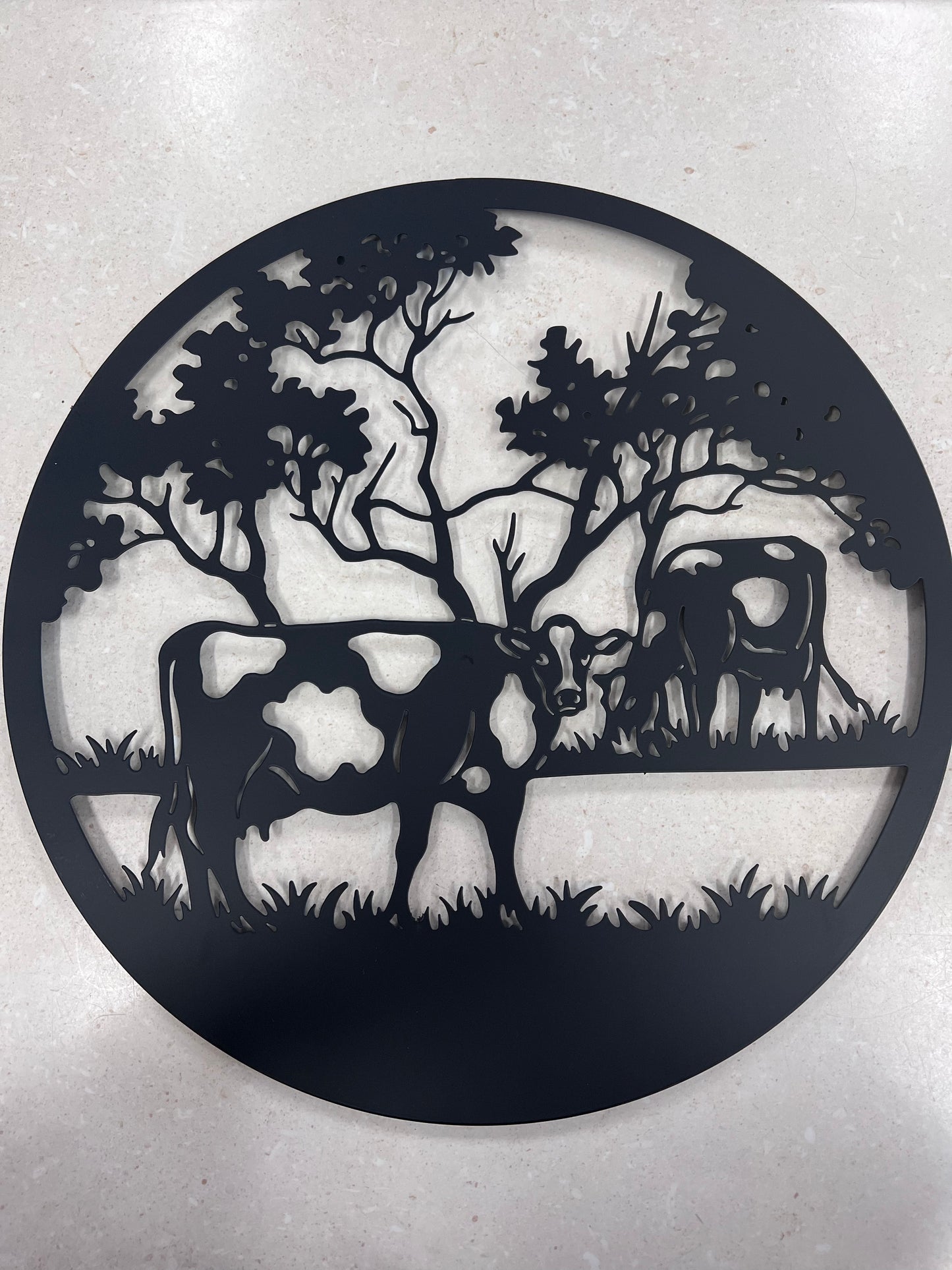 Friendly Cow Wall Art