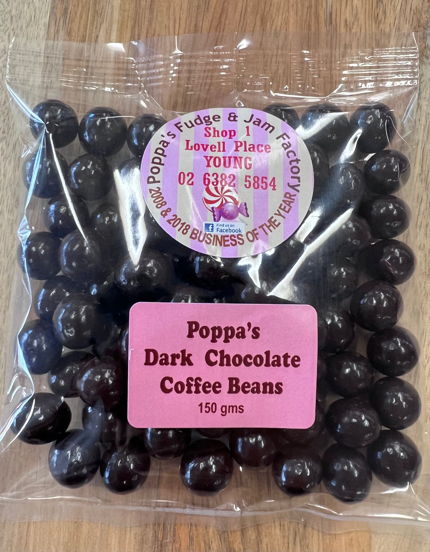 Dark Chocolate Coffee Beans