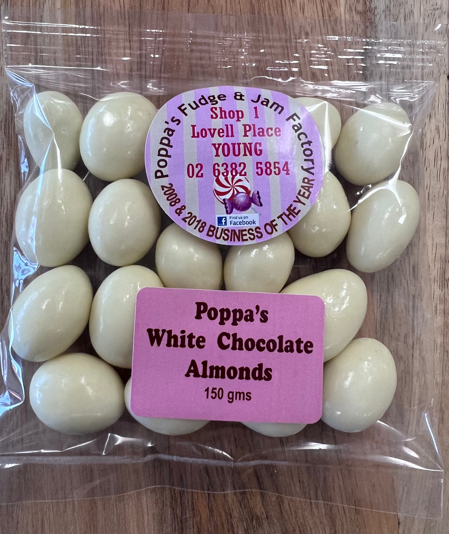 White Chocolate Almonds
