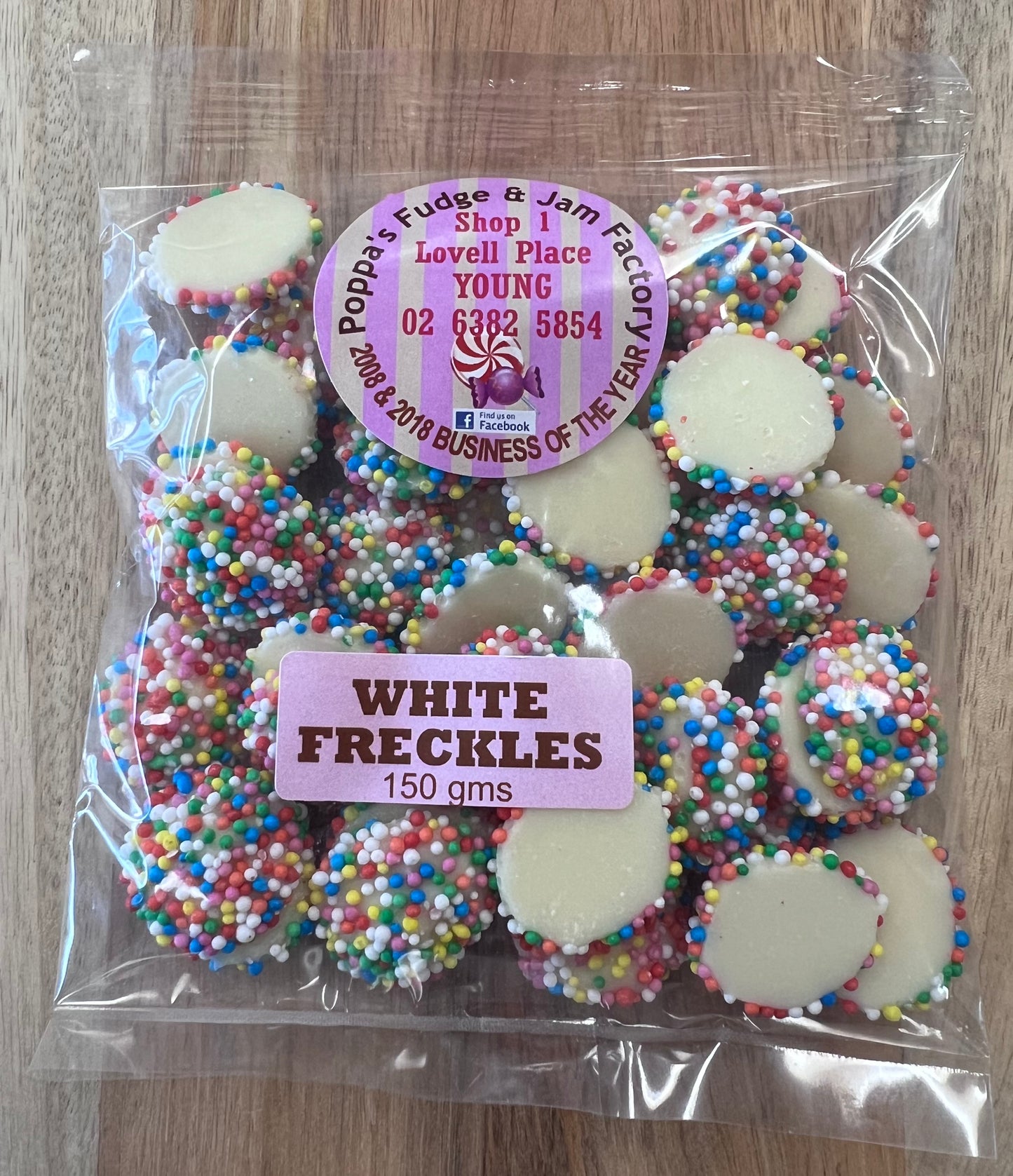 White Chocolate Freckles