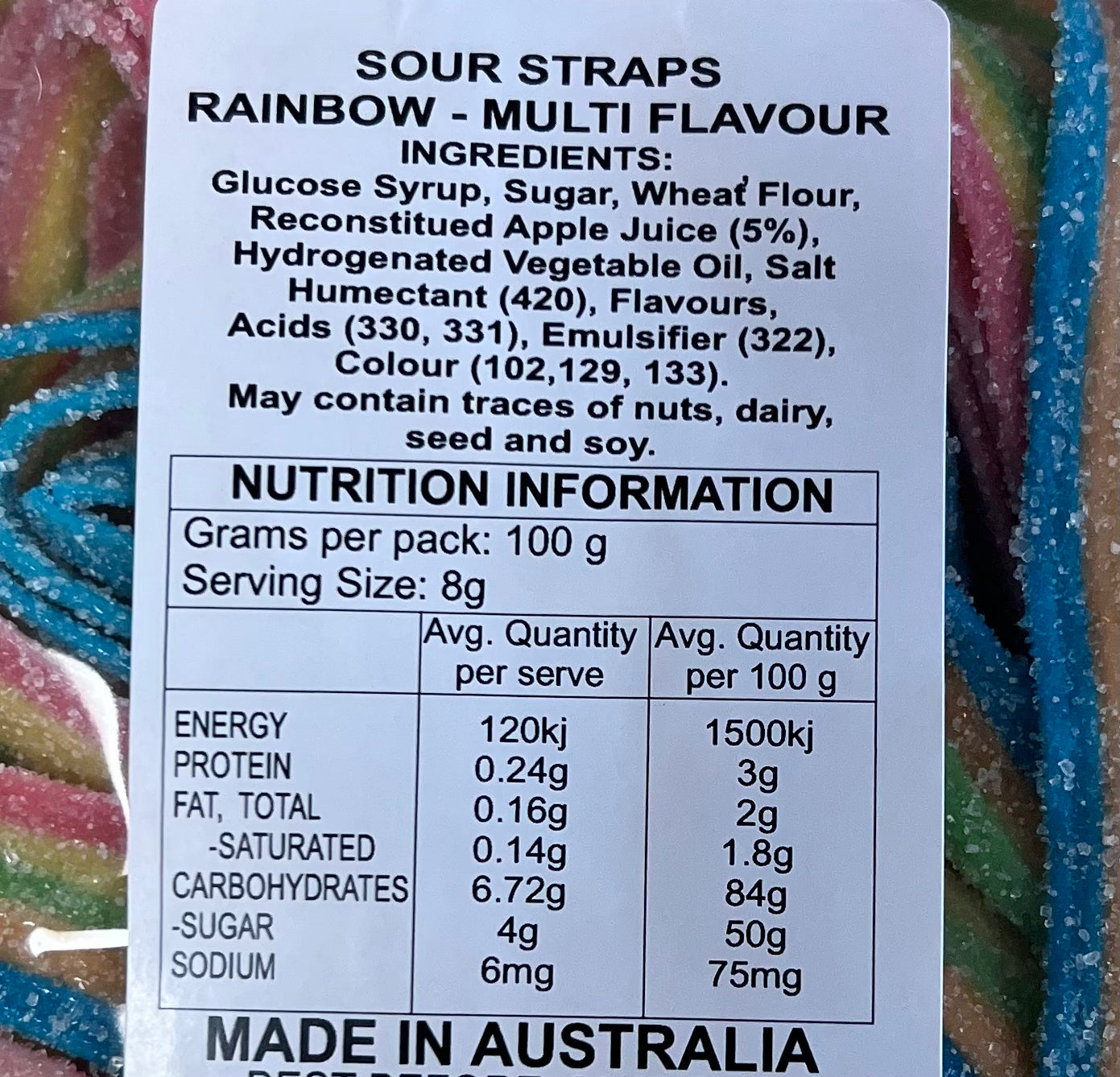 Sour Straps Multi Flavour