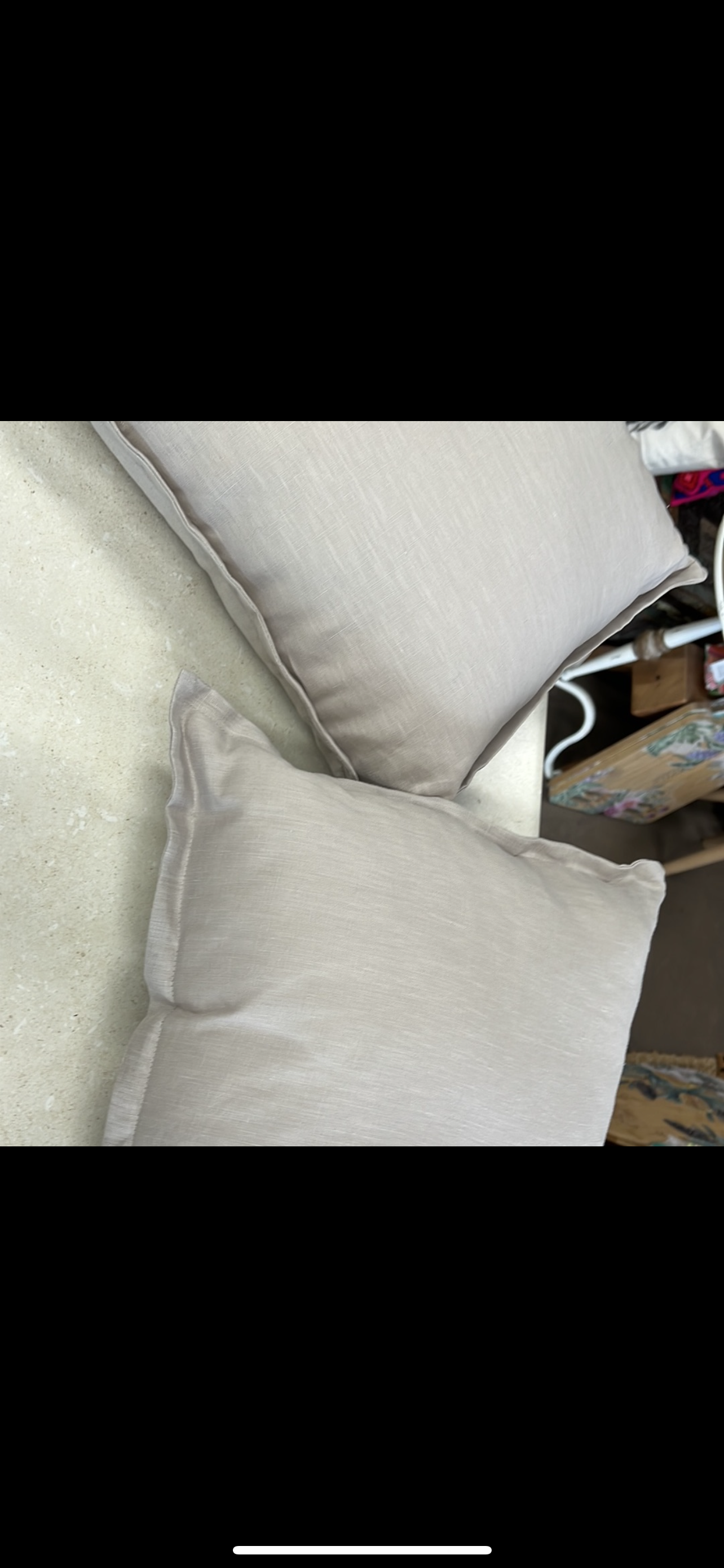 Ice Grey Square Cushion