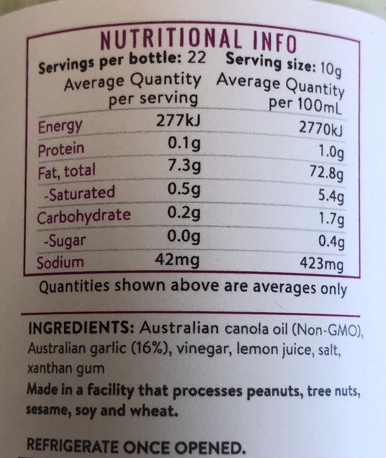 Garlick Grumpy Gary’s Paste