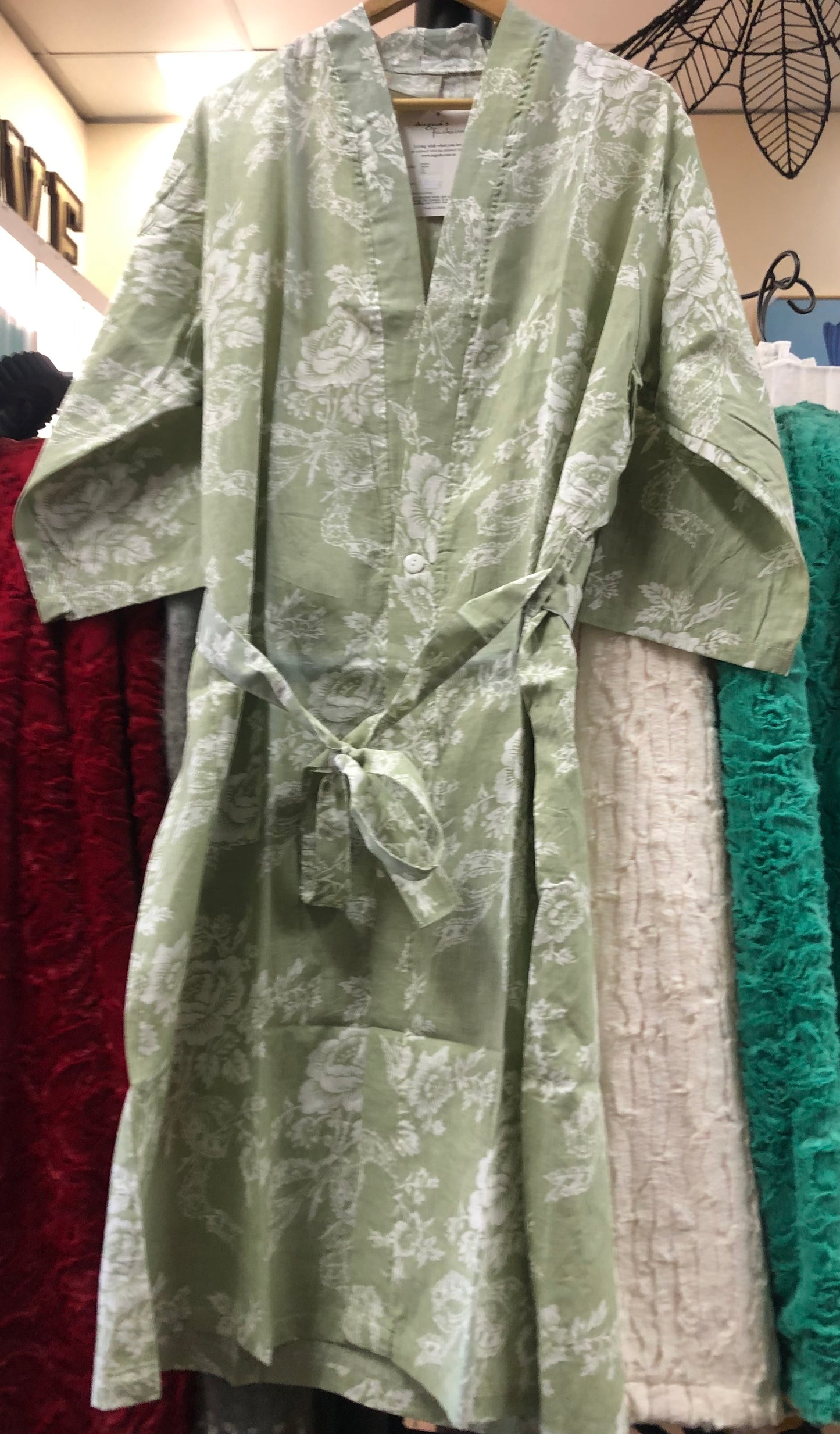 Green Sabreena Dressing Gown