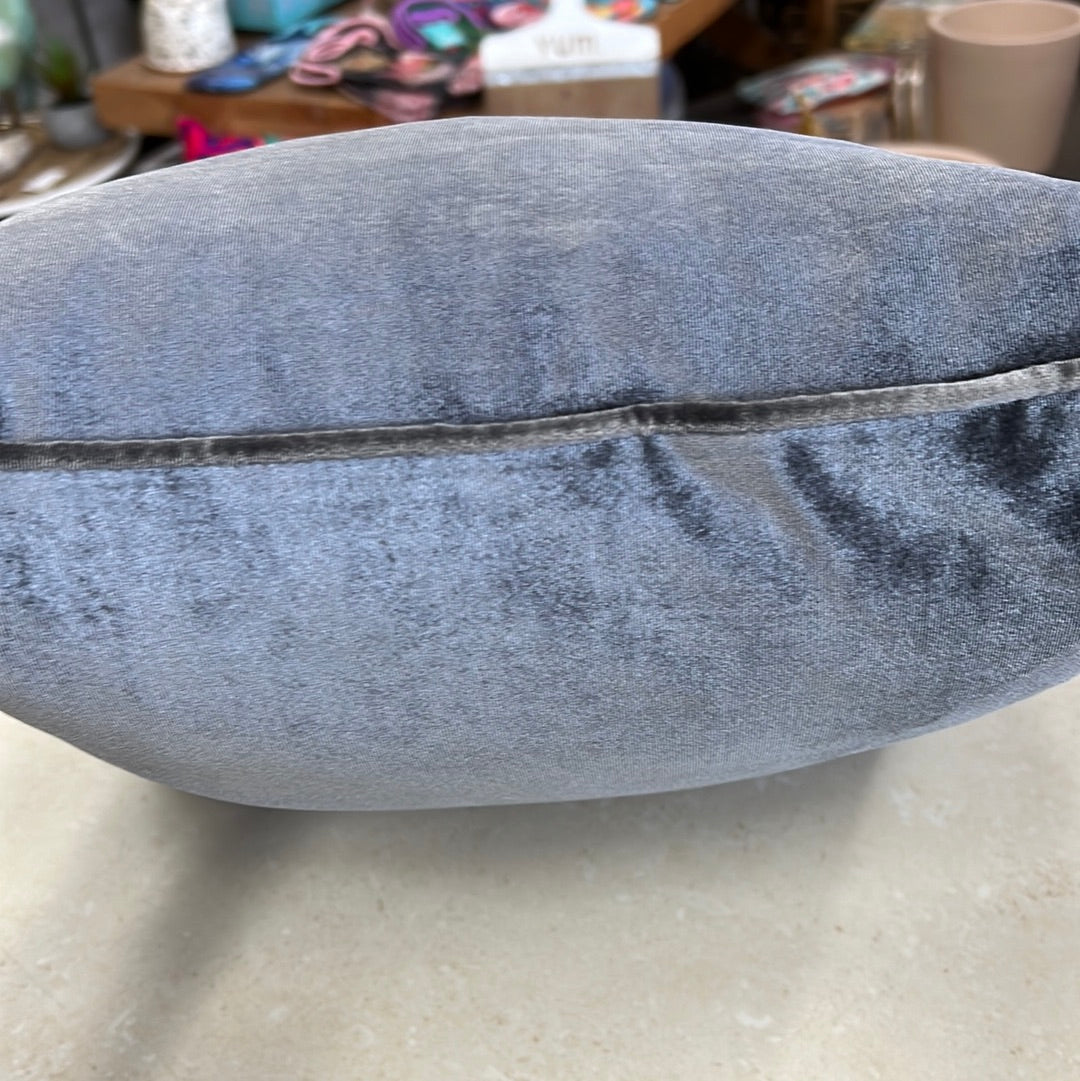 Grey Velvet Cushion