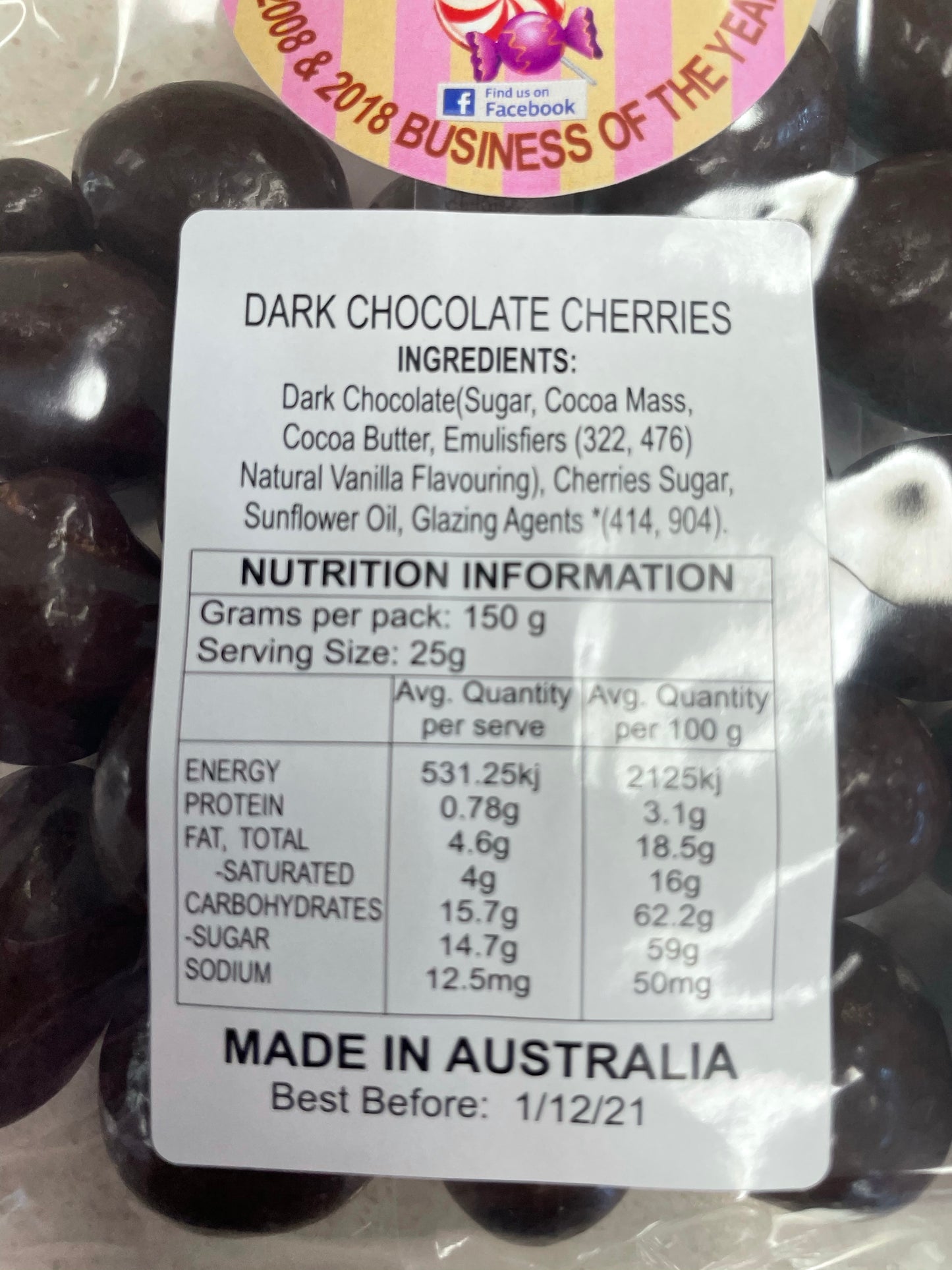 Chocolate Coated Cherries