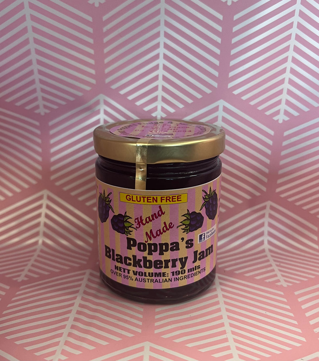 Poppas Blackberry Jam Poppa’s Fudge & Jam Factory