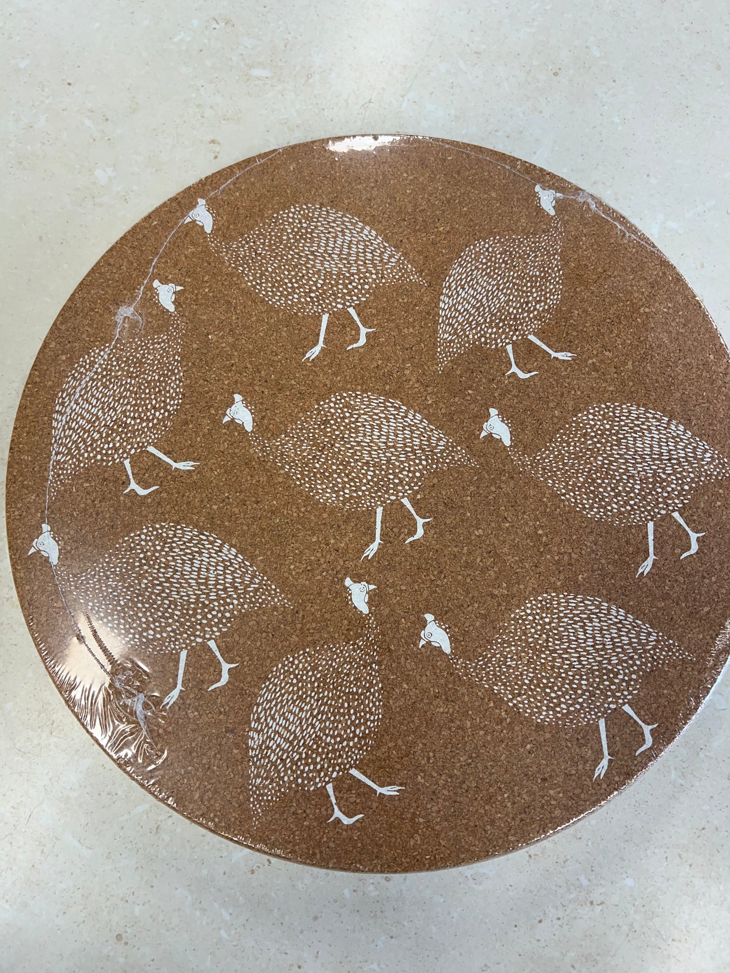 Guinea Fowl Cork Placemats
