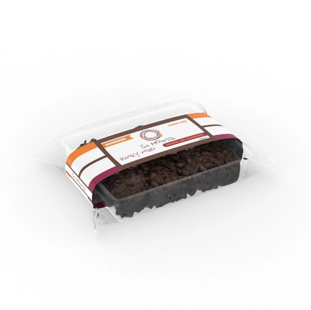 Orange and Cranberry Rocky Road