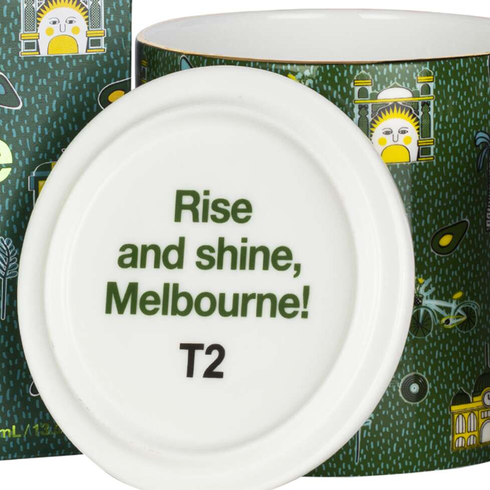 Iconic Melbourne Breakfast Mug with Infuser