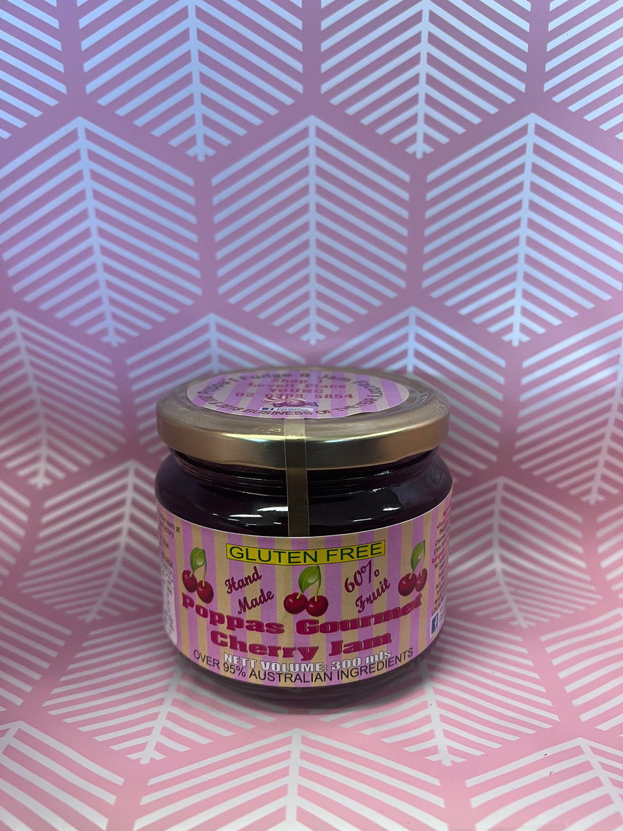 Poppas Gourmet Cherry Jam Poppa’s Fudge & Jam Factory