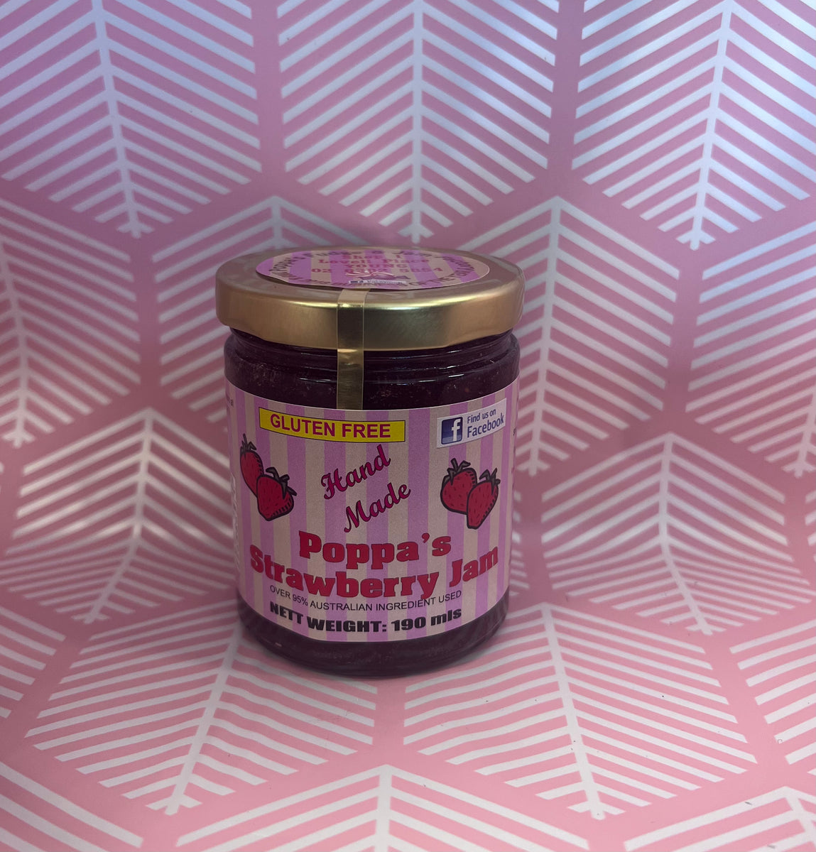 Poppas Strawberry Jam Poppa’s Fudge & Jam Factory