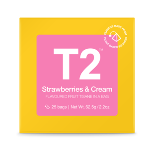 Strawberries & Cream Teabag Gift Cube