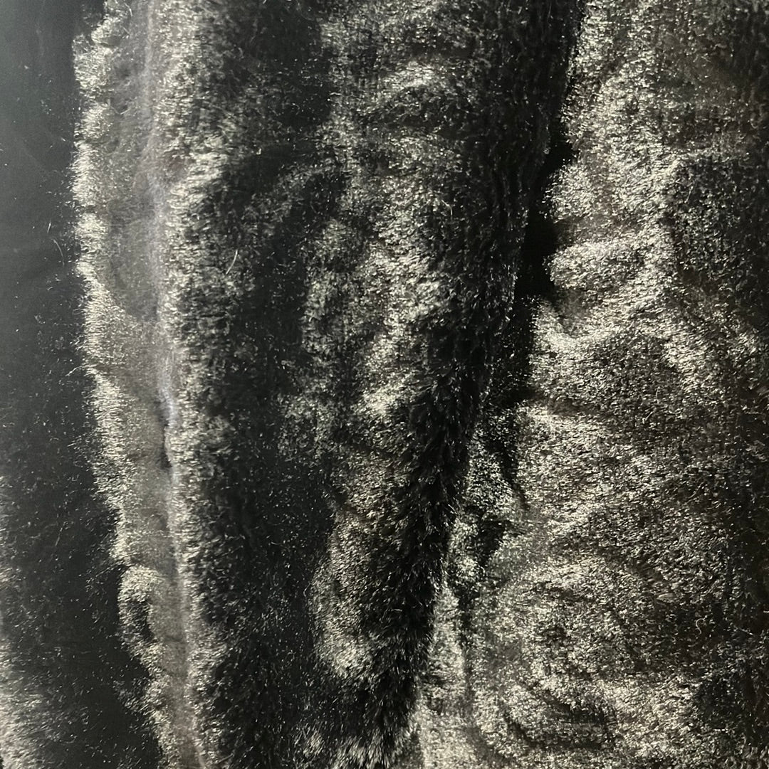 Cosy Fluffy Black Blanket