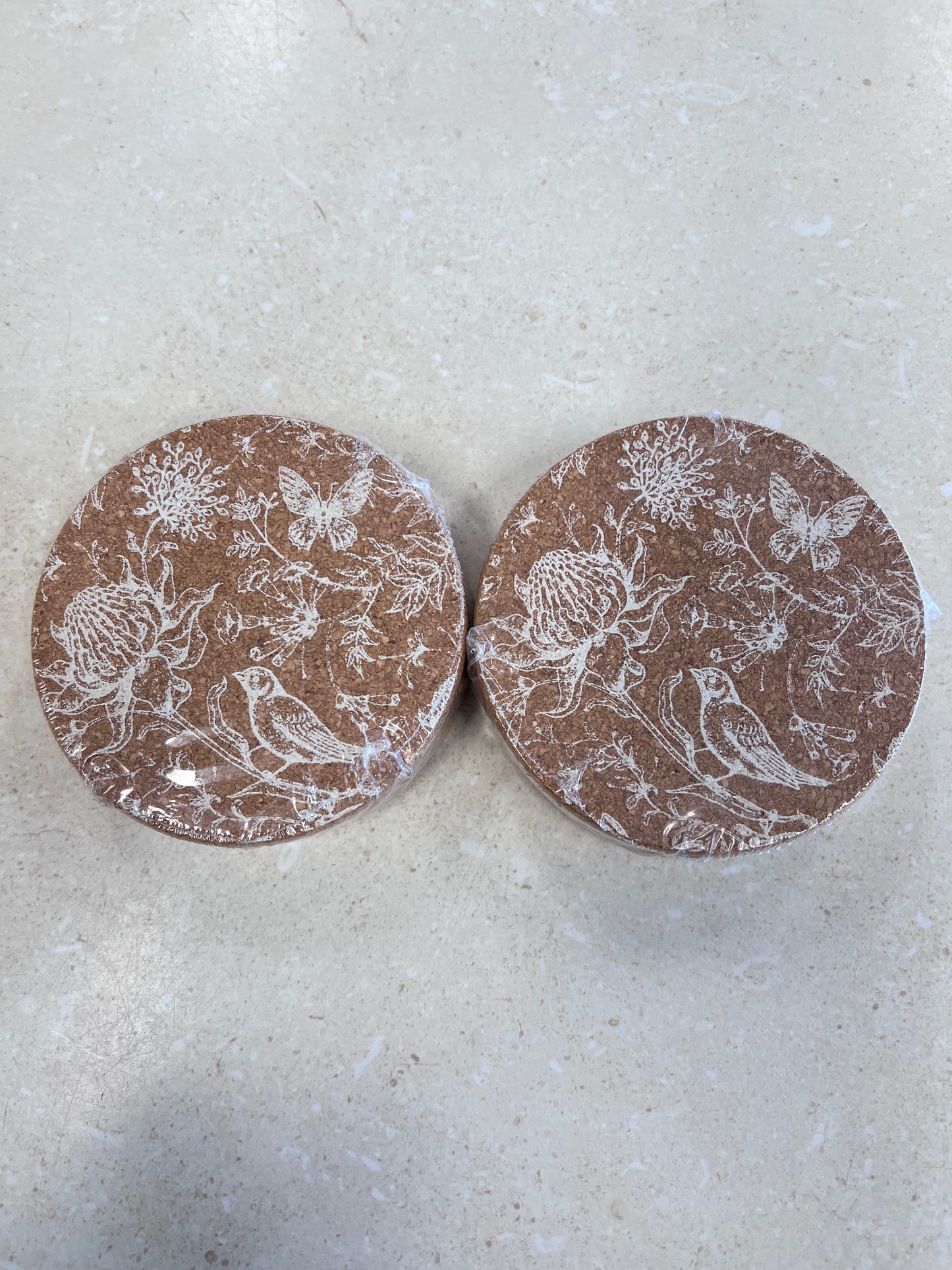 Bird/ Butterfly Cork Coaster