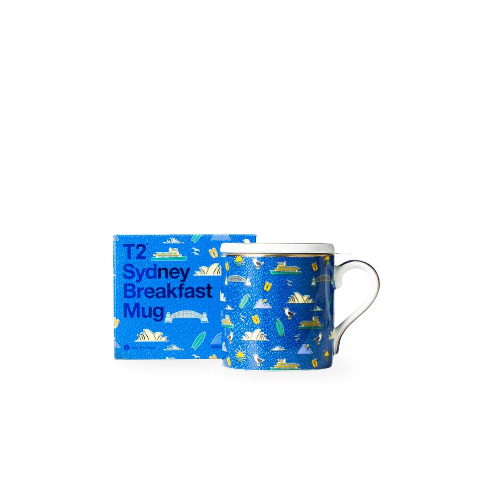 Iconic Sydney Breakfast Mug with Infuser