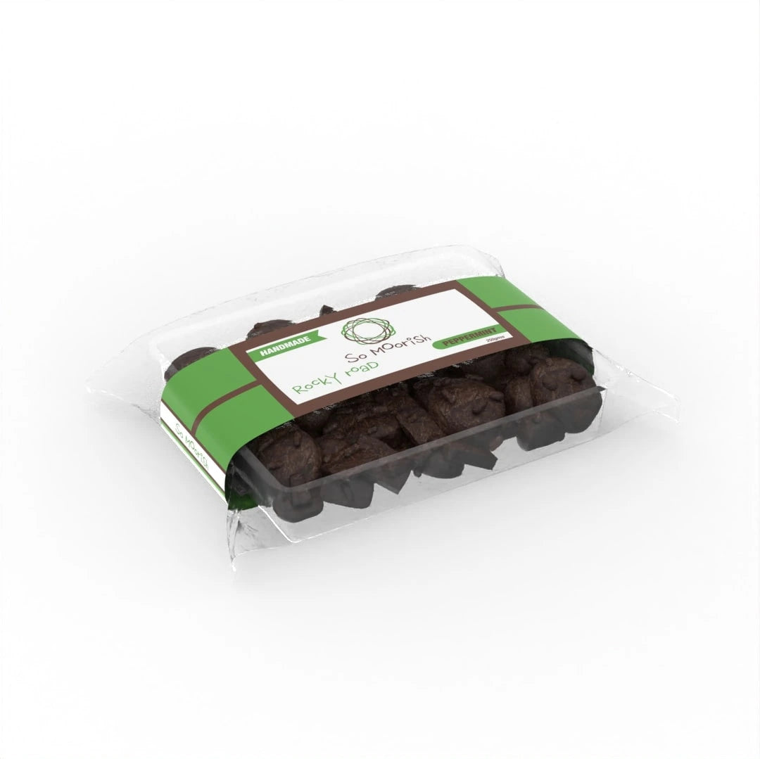 Dark Chocolate Peppermint Rocky Road