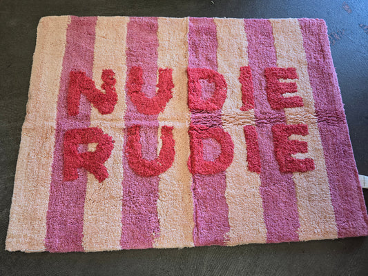 Nudie Rudie bath mat