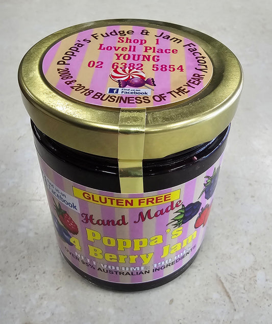 Poppas 4 Berry Jam