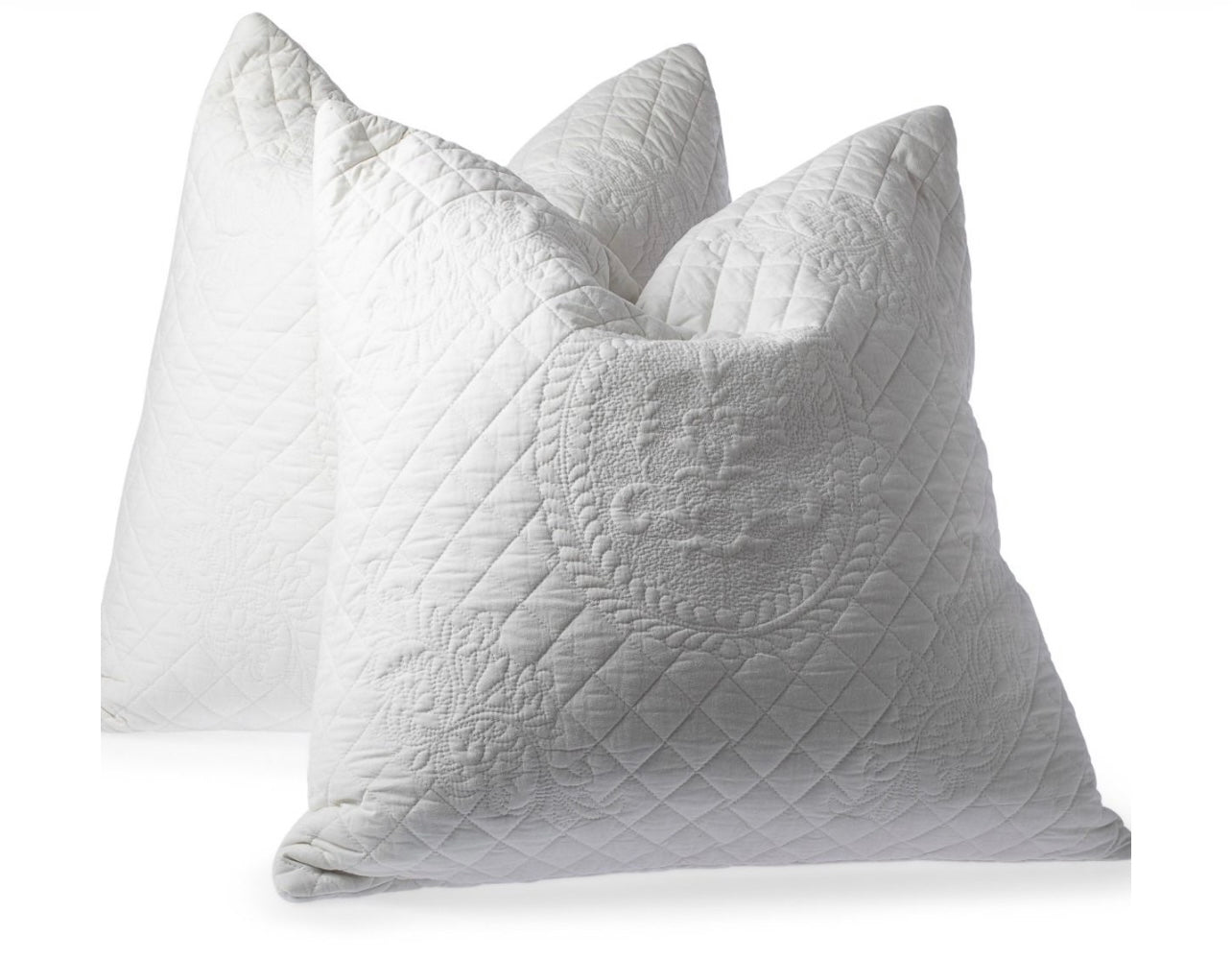 Opal European Pillow - Ivory