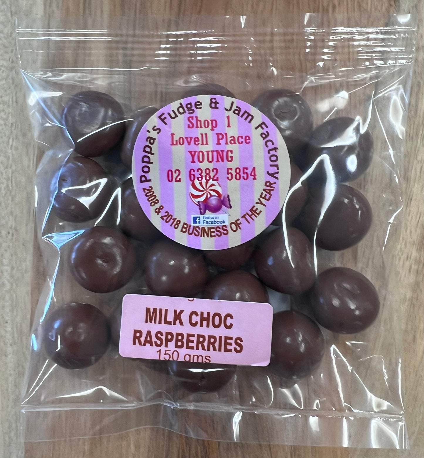 Milk Chocolate Raspberries