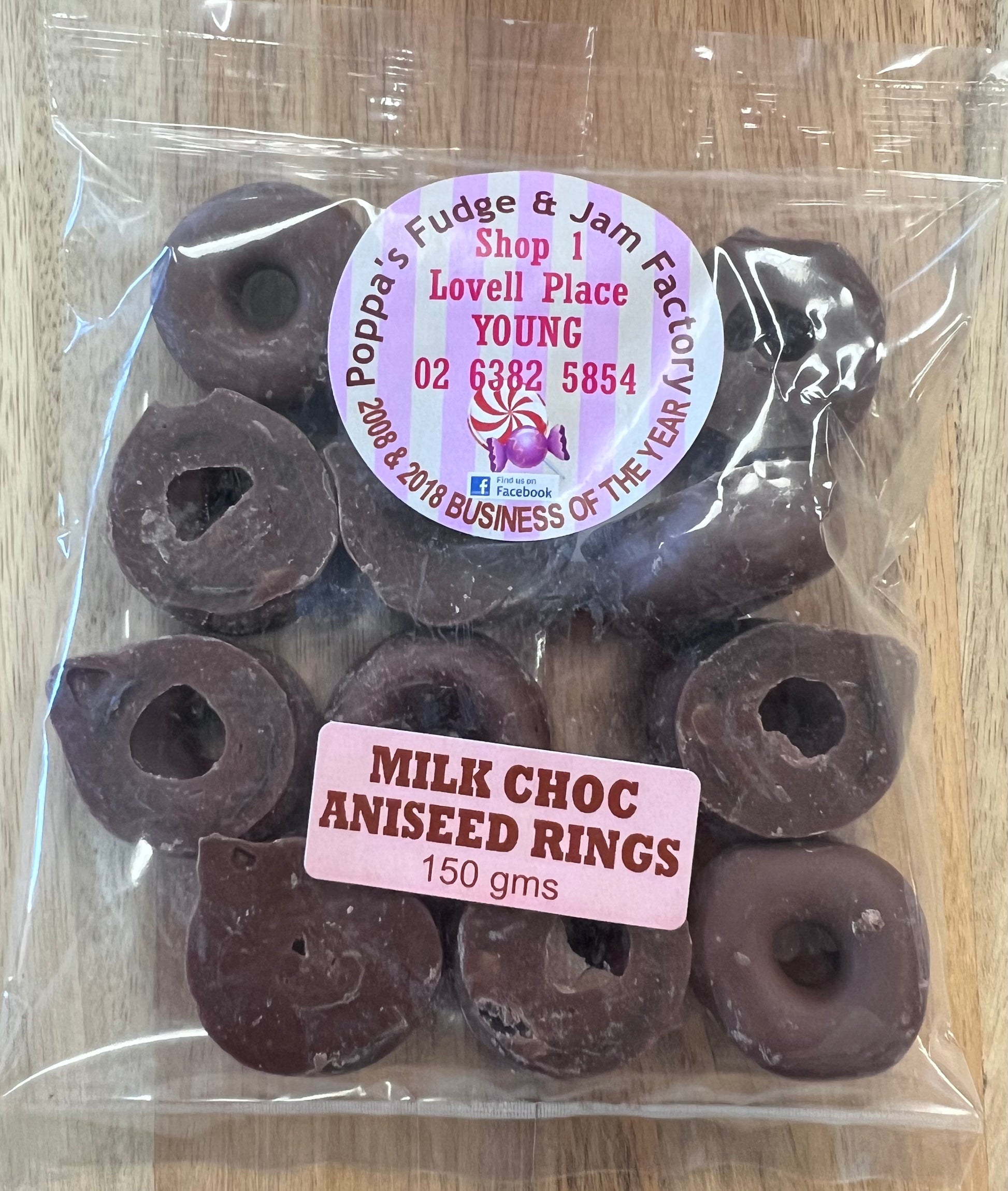Chocolate Coated Aniseed Rings Chocolate Coated Aniseed Rings