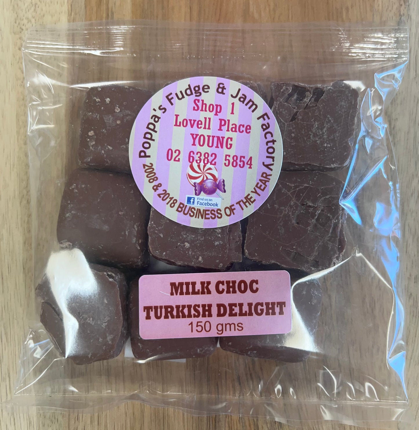 Milk Chocolate Turkish Delight