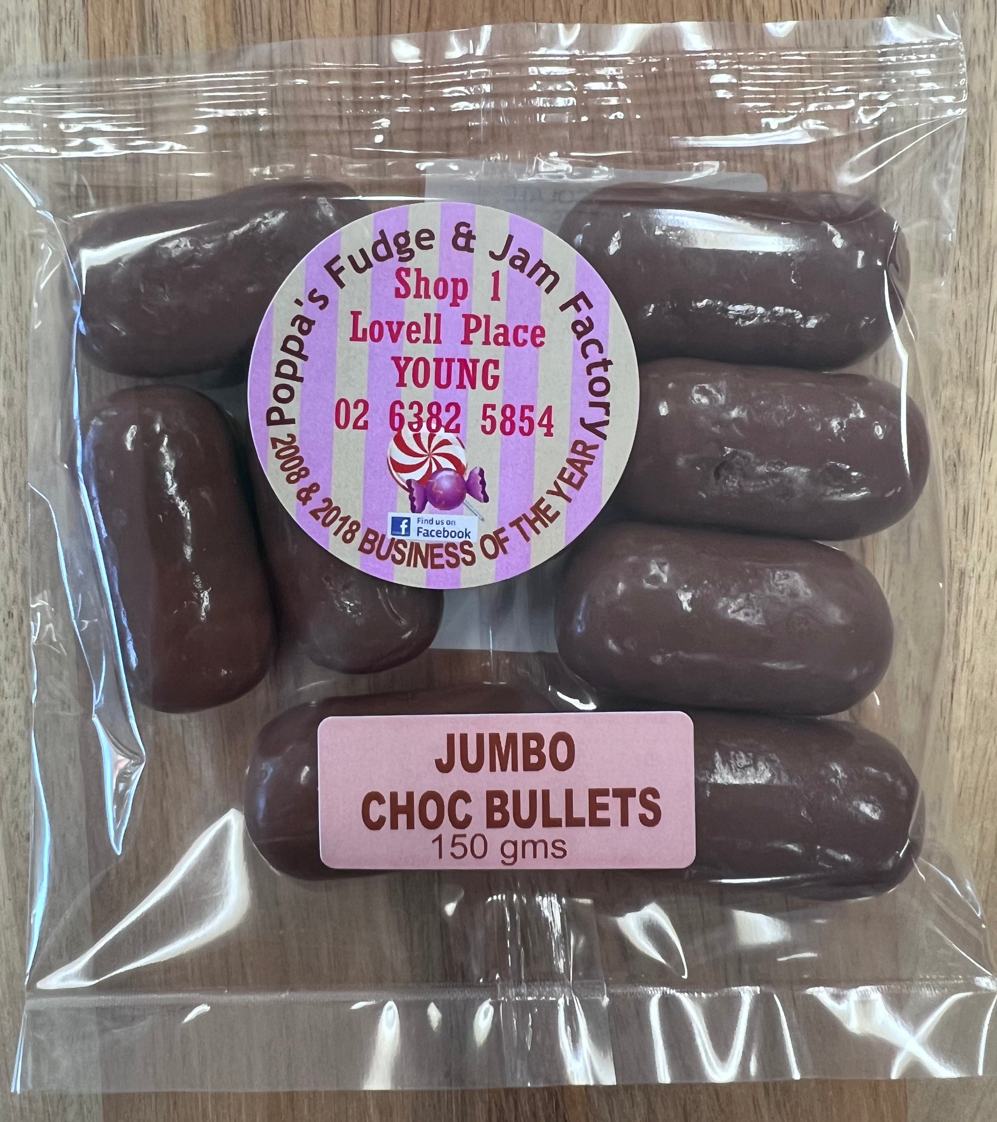 Candy Bullets Milk Chocolate Jumbo Bullets – POPPA'S FUDGE & JAM FACTORY