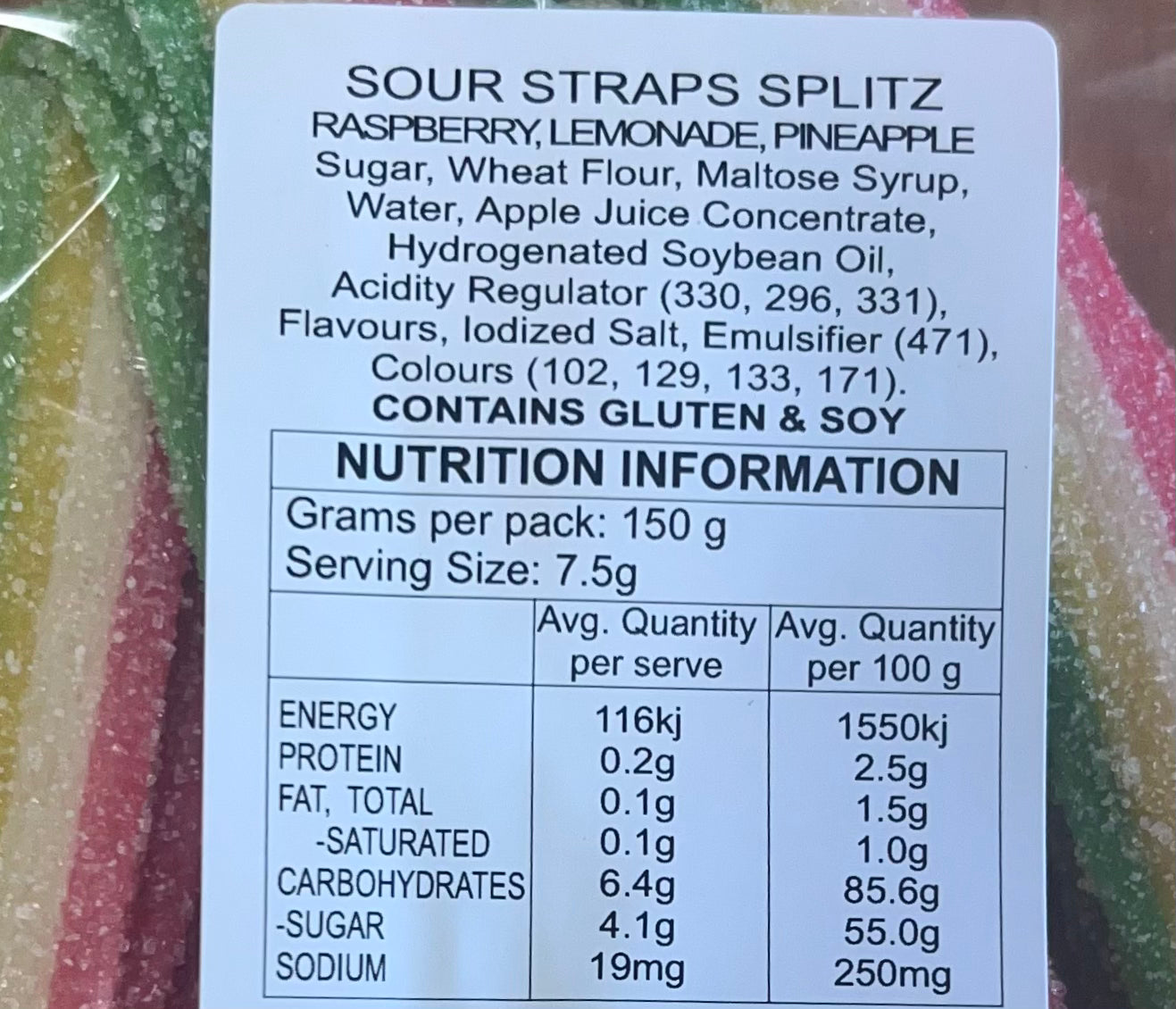 Sour Straps Splitz