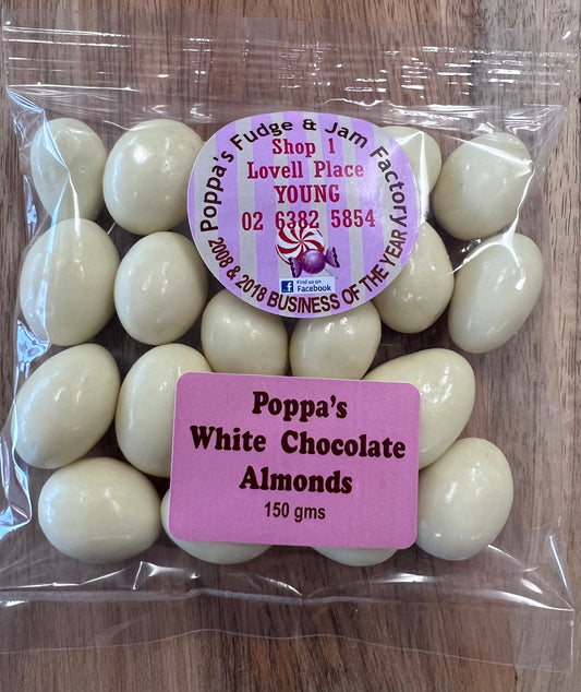 White Chocolate Almonds