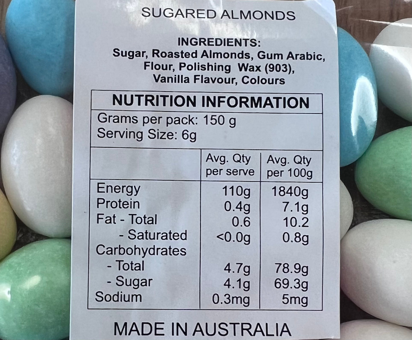 Sugar Coated Almonds