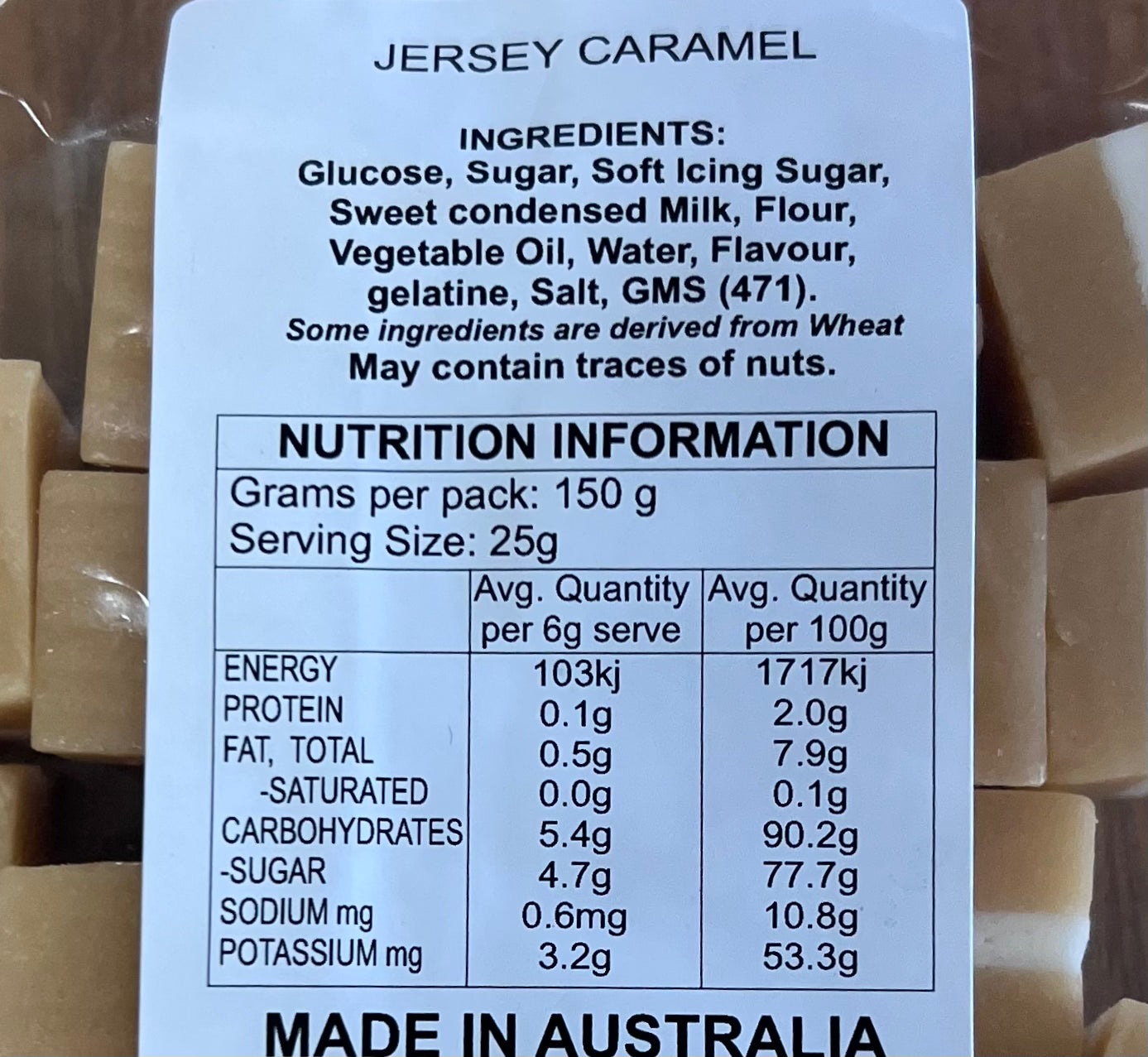 Jersey Caramels