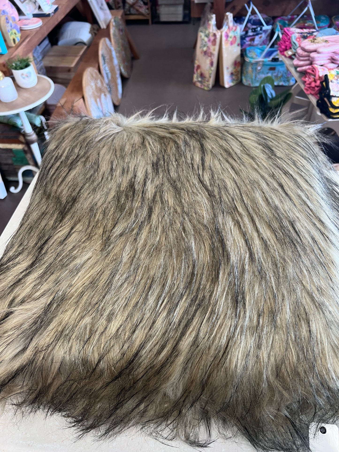 Dark fur Cushion