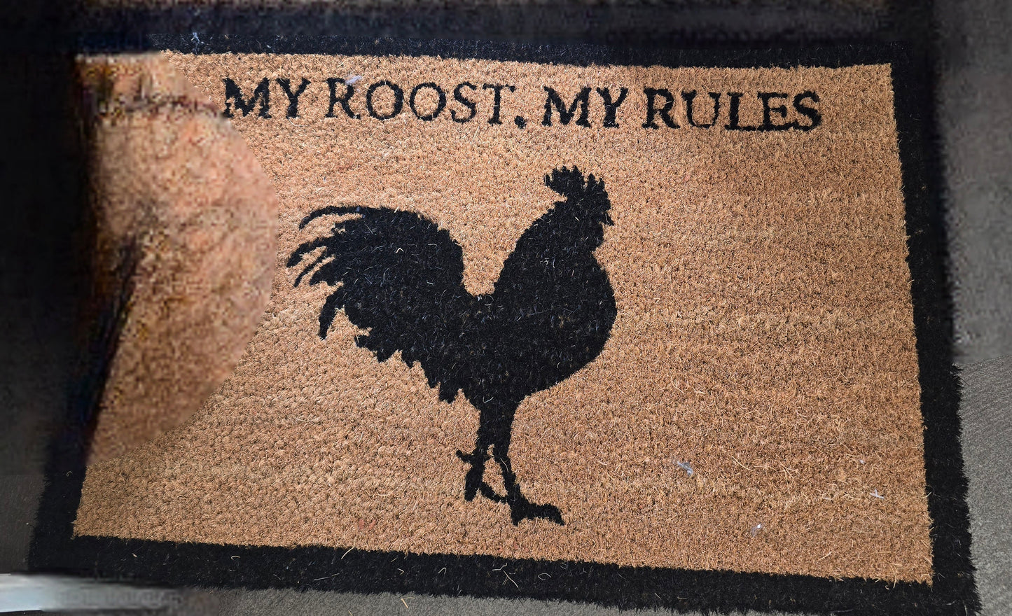 Roosters Door Mat