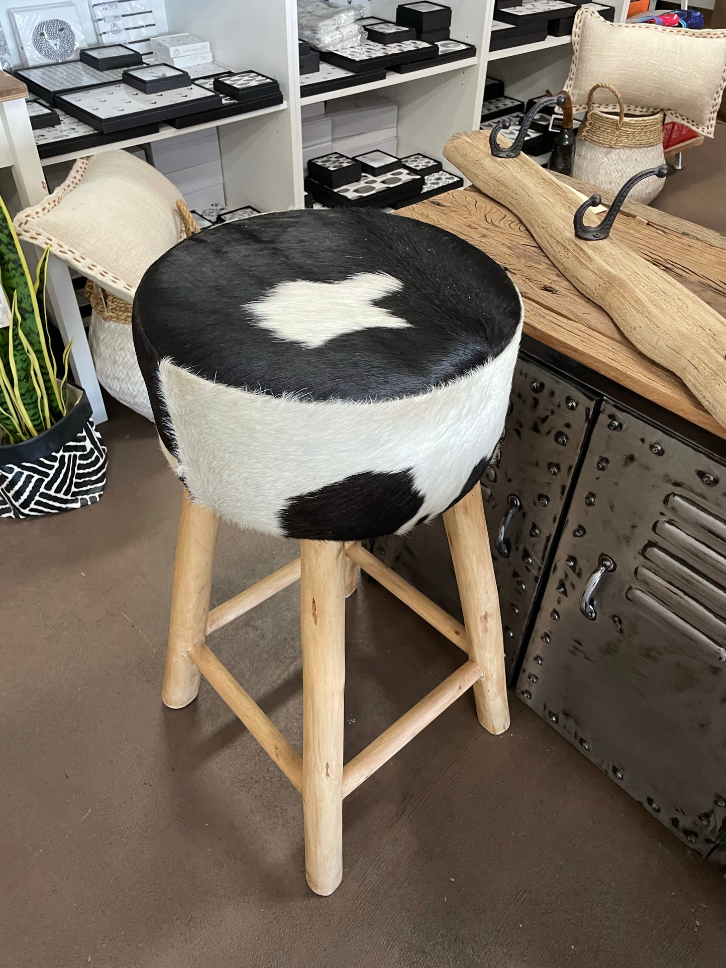 Cowhide Barstools