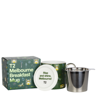 Iconic Melbourne Breakfast Mug with Infuser