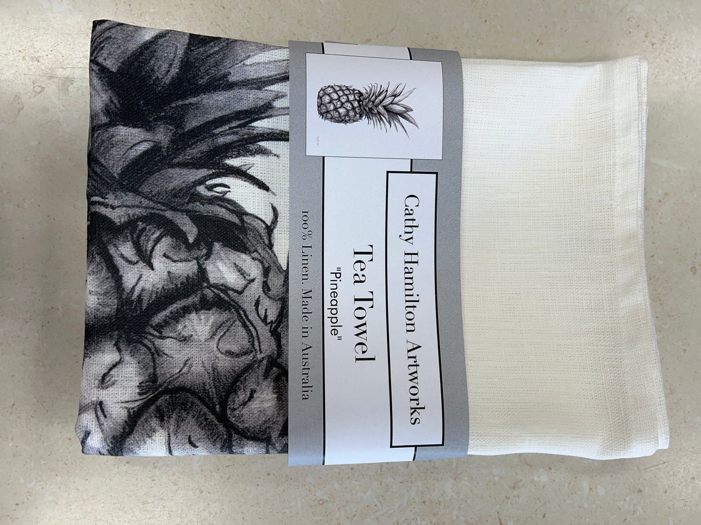 Pineapples Tea Towel