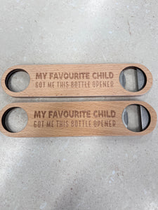Wooden Bottle Openers