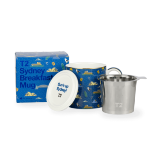 Iconic Sydney Breakfast Mug with Infuser