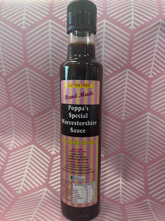 Poppas Special Worcestershire Sauce