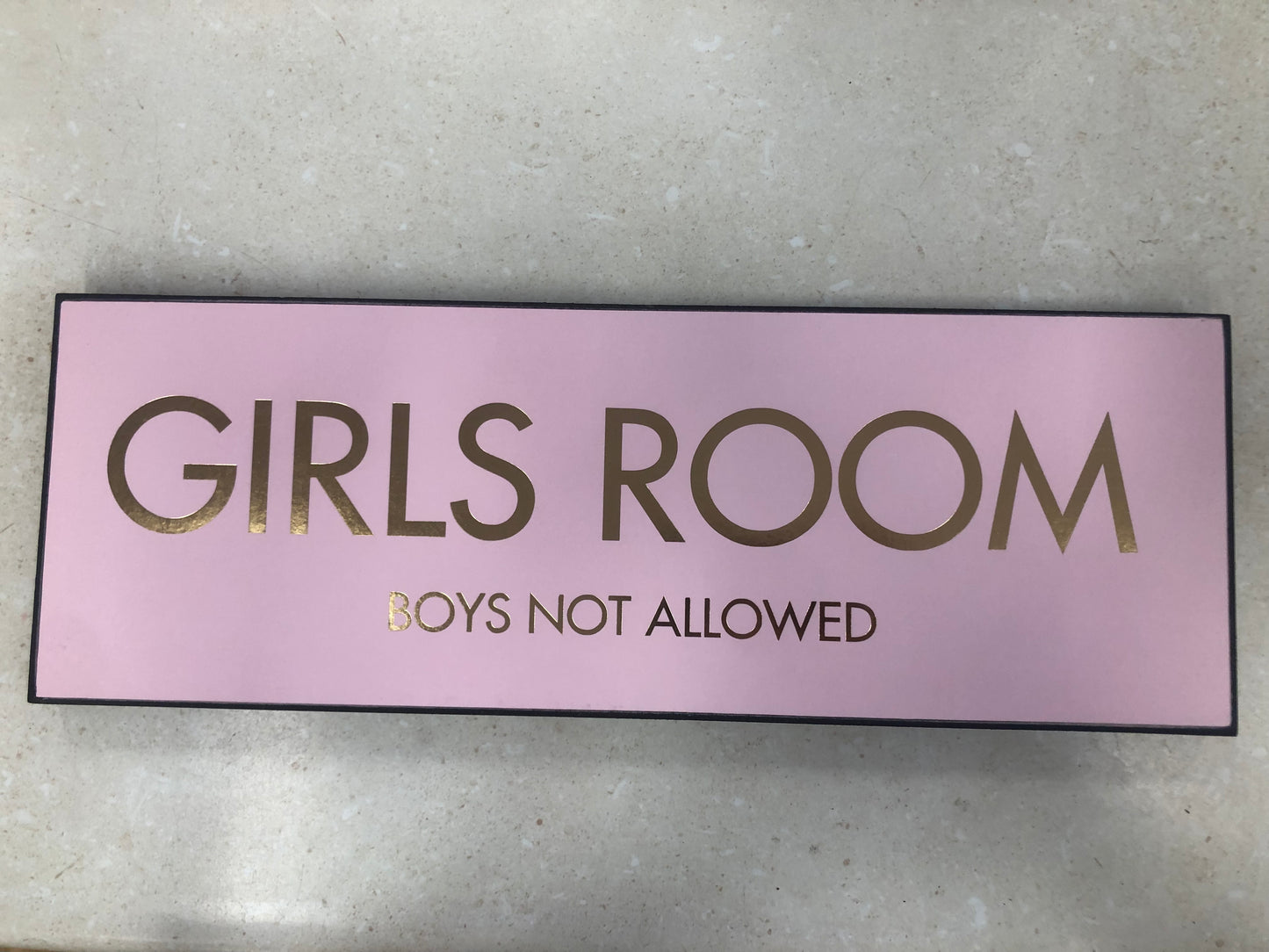 Girls Room Plaque