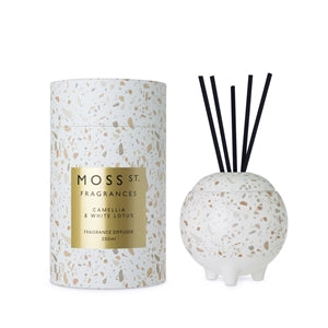 Camellia & White Lotus Ceramic Diffuser