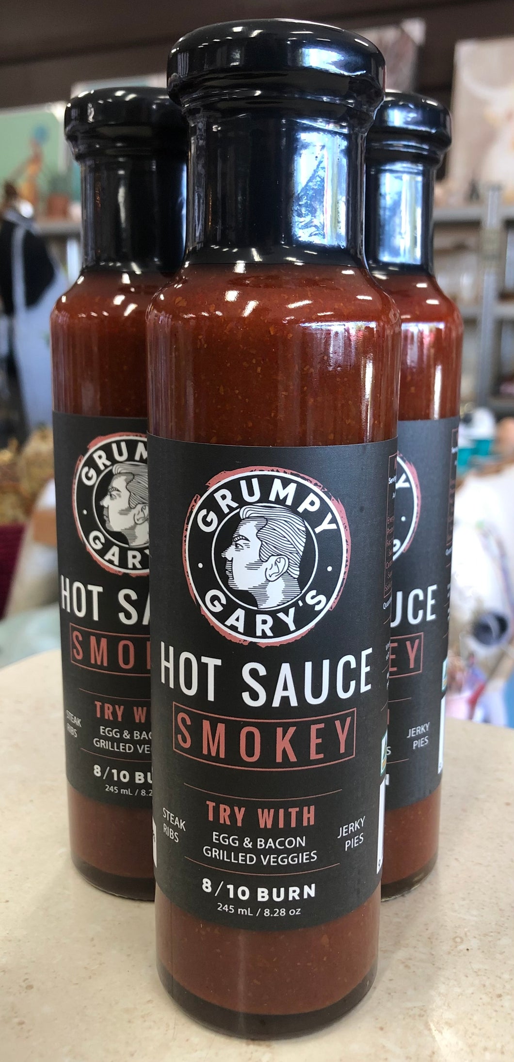 Smokey Hot Sauce Grumpy Gary’s