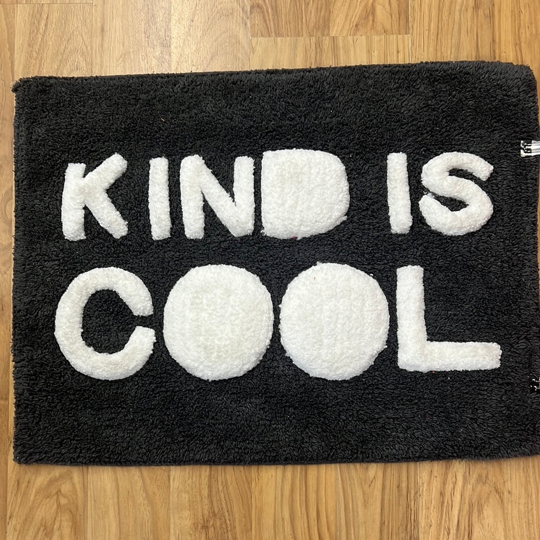 'Kind is cool' Bathmat