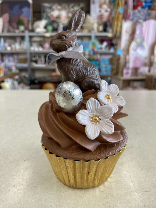 Chocolate Bunny Cupcake Keepsake